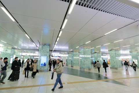 博多駅内装。