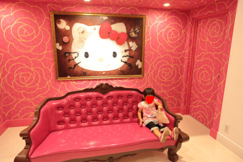 キティちゃんのソファ。