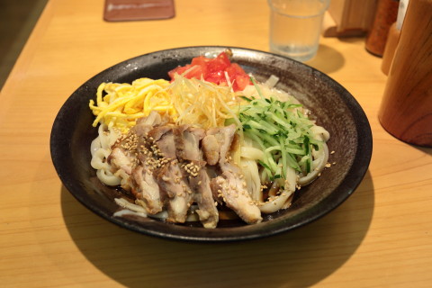 ピリ辛鶏葱きしめん。